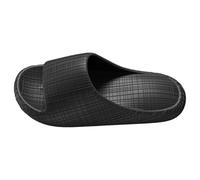 Chaussons d'été pour femmes et hommes - Sandales de douche rembourrées antidérapantes à séchage rapide - Mocassins en cuir pour l'extérieur, Noir , 40 EU
