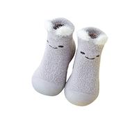 Chaussons d'éveil pour bébé - Chaussons de gymnastique pour fille - Chaussures d'éveil pour l'extérieur, semelle souple, câlins, enfants, lilas, 22 EU