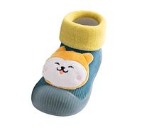 Chaussons d'éveil pour bébé - Nouveau-né, fermé, chaussures souples pour fille, maternelle, extérieur, chaussettes, chaussettes de sol, chaussettes pour enfants, chaussures d'automne, chaussures pour