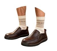 Chaussons d'extérieur confortables et légers avec détails faits à la main, coupe basse, idéales pour les voyages au quotidien, café, 41 EU