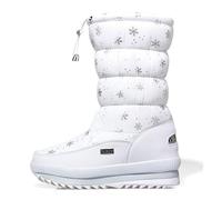 Chaussons d'hiver pour femme avec semelle épaisse et protection en polaire, couleur unie, à enfiler, transparent, 38 EU