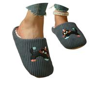 Chaussons d'hiver pour la maison couples hommes Confortables Pantoufles Antidérapantes d'intérieur et d'extérieur Respirables Légères respirantes Peut tre Porté en Toutes Saisons