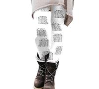 Chaussons d'hiver sanitaires Dwarf Print Pantalon de bottine avec Leggings de maison Casual et Confortable Vêtements Thermiques Ski, AB-blanc, S