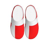 Chaussons d'intérieur doux et antidérapants pour femme avec imprimé drapeau danois du Danemark, noir, 38