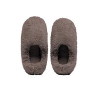 Chaussons d'intérieur et d'extérieur doublés de Polaire avec Semelle pour Un Confort Chaleureux et Un Confort Optimal Pendant Les Saisons Automne-Hiver (Coffee, 34-36)