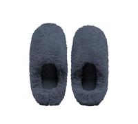 Chaussons d'intérieur et d'extérieur doublés de Polaire avec Semelle pour Un Confort Chaleureux et Un Confort Optimal Pendant Les Saisons Automne-Hiver (Navy, 43-44)