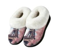 Chaussons d'intérieur et d'extérieur Motif Paris Tour Eiffel, multicolore, 41/42 EU