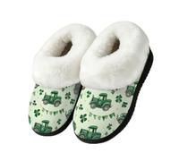 Chaussons d'intérieur et d'extérieur pour la Saint-Patrick Motif voiture, multicolore, 41/42 EU