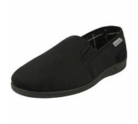 Chaussons D'Intérieur Noirs Rosebank À Deux Pans: Ashley