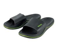 SEAC CAYA, Sandales avec Bande pour la Plage et la Piscine, Noir/Vert, 42