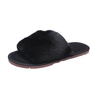 Chaussons En Forme De Cœur Femme Pantoufles Peluche Bout Ouvert Peluche Chaussons En Mousse À Mémoire De Forme Pantoufles Chaude Doublées Polaire Avec Semelle Souple Chaussures Pour La Maison