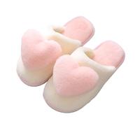 Chaussons en forme de cœur pour femme | Chaussons d'amour pour femme | Sliders décoratifs en forme de cœur 3D | Sliders doux et moelleux | Slides thermiques d'hiver | Chaussures d'intérieur |