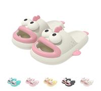 Chaussons en forme de poisson - Pantoufles mignonnes en forme de poisson clown pour homme et femme - Chaussures de bain antidérapantes avec semelle épaisse, Blanc., 42/43 EU