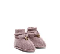 Chaussons en laine bÃ©bÃ© Mikk-Line Rose 3/6 mois