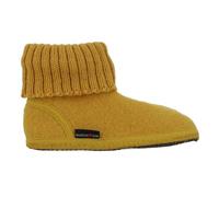 Chaussons en laine HAFLINGER HUTTENSCHU - Jaune - Adulte - Mixte 31