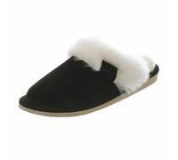 Peau de Mouton Femmes Chaussons Malibu Pantoufles Chaussures avec Laine en Cuir