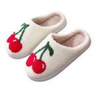 Chaussons en peluche pour femme - Chaussons d'intérieur mignons - Confortables et chauds - Doublure antidérapante - Pour l'intérieur et l'extérieur - Chaussons d'hiver douillets pour femme, Rose, 38