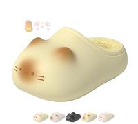 Chaussons en polaire pour augmenter la hauteur des pattes de chat | Chaussures antidérapantes et confortables en polaire avec motif pattes de chat