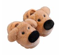 Chaussons Enfant Bebe Fille Garçon en Peluche Chausson Capybara Mignon Pantoufle Chien Rigolo Chausson Drole Pantoufles Animaux Chaussons Fourrés Hiver Chaud Confortable Chaussure Mule d'Intérieur