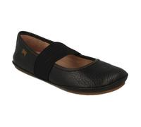 Chaussons enfant en cuir pleine fleur - CAMPER - Right - Noir - Fille - Bande élastique 28