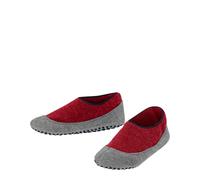 FALKE Pantoufle Cosy Slipper – gris chiné/rouge – enfant Taille 35-36
