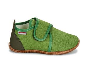 Chaussons enfant filles Giesswein STRASS Vert 25