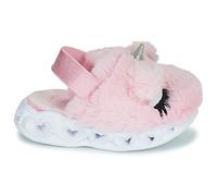 Chaussons enfant filles Skechers HEART LIGHTS SANDALS Rose 21
