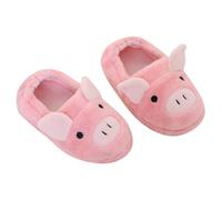 Chaussons Enfant Garcon et Fille Moelleuses avec Design Porcelet Kawaii Pantoufle Enfant Antidérapantes Pantoufles Décontractées Chausson en Peluche Confort et Chaud Hiver pour Intérieur