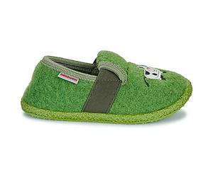 Chaussons enfant garcons Giesswein TÖGING Vert 27