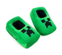 Chaussons enfant - MINECRAFT - 068-S - Peluche 3D Creeper - Semelle antidérapante - Vert 30