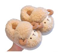 Chaussons Enfant Pantoufle Garçon Capibara Chausson Hiver Chaussure Fille Enfants Antiderapant Fourré Garcon Bébé Pantoufles Mignon Peluche Lapin Animaux Capybara Femme Cochon Chaussures Chaud Souple