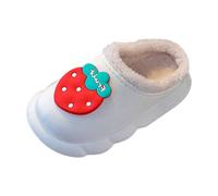 Chaussons Enfant pour Fille et Garçon Peluche Chaudes avec Design Animal Mignon Chaussettes Chaussures Premier Pas pour Une Utilisation Quotidienne Pantoufle Hiver pour Garçons Filles