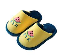 Chaussons Enfant pour Fille et Garçon Peluche Chaudes avec Design Animal Mignon Tricot Chausson Chaussures Premiers Pas pour la Maison et la Maternelle Pantoufle Unisexes pour Enfants