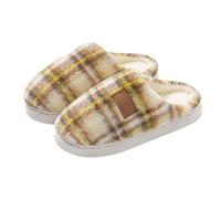 Chaussons Femme Chausson Homme Babouche Chauds Et Confortables Pour Halloween Claquettes Pliables Voyage Sac Rangement Résistant À L'eau Pantoufle Pantoufles Ete Women's Straw Slippers Jaune 36