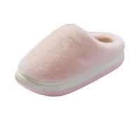 Chaussons Femme Claquette Chausson Femmes Chauds Womens Spring And Autumn Winter Couple Cotton Slippers Indoor Home Cotton Slippers Warm Non Wear And Pantoufle Claquette Femme Chausson (Pink 40)