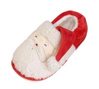 Chaussons Femme Confortable Couples Hiver Père Noël Maison Sac Chaud avec Pantoufles Mode Décontracté Noël Pantoufles