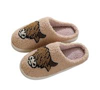 Chaussons Femme Hiver Chausson Isotonere Mocassins Chaussure Pantoufle Invités Antiderapant Lapin Chauffant Confortable Personne Âgée Chaud Animaux Orthopédiques Chaussettes Pantoufles Chaude~