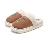 Chaussons Femme Noel Chausson Chaud Homme Fourrés Grinch Adulte Fantaisie Pantoufle Hiver Charentaise Slippers Des Noël De Antidérapant Isotherme Pantoufles Couple Peluche Charentaises Lutin