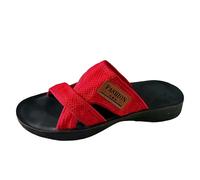 Chaussons Femme Pantoufles Sandales d'été pour la Plage - Sandales légères à Bout Ouvert pour l'intérieur et l'extérieur,en Lin Respirant,idéales Une Tenue Estivale décontractée.