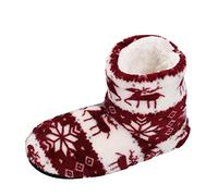 Chaussons Femme Pas Cher Chaussons Homme Chaud Hiver Chaud Noël Coton Chaussures Intérieur Ménage Pantoufles pour Hommes Et Femmes Chaussons+PersonnaliséS Chaussons Charentaises (A, 40)