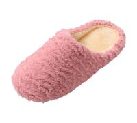Chaussons Femme Peluche Pantoufle Femme Fermée - Pantoufles japonaises pour Couple Pantoufles de Maison à Fond Souple antidérapantes en Coton pour Hommes et Femmes Printemps Automne et Hiver