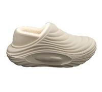 Chaussons femme polaire confort intérieur extérieur avec soutien voûte plantaire mémoire forme pour hiver douceur (b-White, 42)