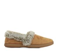 Skechers Chaussons Cozy Campfire – suède marron, mousse mémoire, fausse fourrure, 40