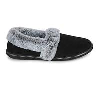 Skechers Femme Cozy Campfire - Team Toasty Slippers, Noir Black Microfiber Suede Faux Fur Line Blk, 37 EU
