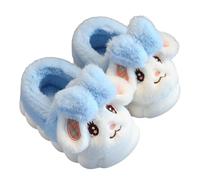 Chaussons Fille Chaussons d'hiver douillets pour filles,adorables d'intérieur à semelle souple,motif lapin,pour tout-petits et enfants,doublés de polaire chaude,un confort optimal par temps froid.