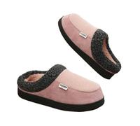Chaussons For Femmes Et Hommes - Chaussures D'intérieur/extérieur Décontractées Moelleuses Avec Mousse À Mémoire De Forme Doublure En Fausse Fourrure Chaussons moelleux pour l'intérieur(Pink,42-43)