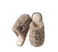 Chaussons Fourrés Femme - Chausson Femme Ultra Confortable Doux Pantoufles D'Intérieur Légère Fashion Chaussures Tout Compris Chaussures Décontracté Pantoufles Chauffantes
