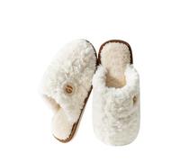 Chaussons Fourrés Femme - Chausson Femme Ultra Confortable Doux Pantoufles D'Intérieur Légère Fashion Chaussures Tout Compris Chaussures Décontracté Pantoufles Chauffantes
