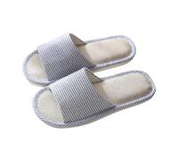 Chaussons Homme Femme Pantoufles Souples Bout Ouvert à MéMoire De Forme en Coton Antidérapantes Léger Chaussures De Maison Intérieur Slippers Confortables 35 Bleu Ciel