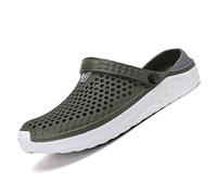 Chaussons Homme Sabots Femme Mules Chaussures de Jardin Pantoufles Sandales D'Été de Plage Piscine Respirant Sabot de Jardin Homme Sabot Cadeau n18